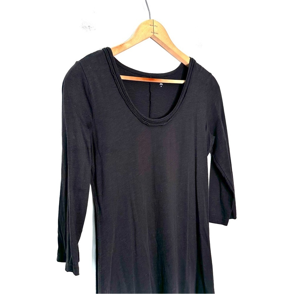Garnet Hill | Black Lightweight Dress Size XS - Picture 2 of 6